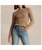 【ラルフローレン/RALPH LAUREN】のケーブルニット コットン クルーネック セーター 260ブラウン|ID: prp329100004533543 ipo3291000000032042781
