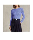 【ラルフローレン/RALPH LAUREN】のケーブルニット コットン クルーネック セーター 人気、トレンドファッション・服の通販 founy(ファニー) ファッション Fashion レディースファッション WOMEN トップス・カットソー Tops/Tshirt ニット Knit Tops カフス Cuffs スリム Slim セーター Sweater フィット Fit リブニット Rib Knit 定番 Standard 長袖 Long Sleeve thumbnail 400ブルー|ID: prp329100004533543 ipo3291000000032212167