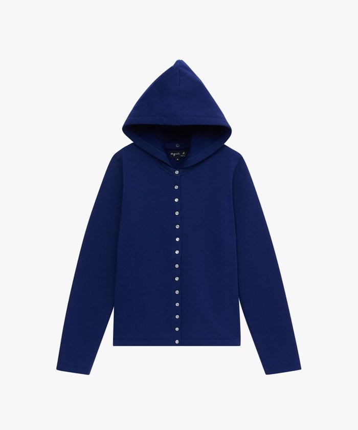 【アニエスベー ファム/agnes b. FEMME】のM001 CARIDGAN フード付カーディガンプレッション インテリア・キッズ・メンズ・レディースファッション・服の通販 founy(ファニー) https://founy.com/ ファッション Fashion レディースファッション WOMEN トップス・カットソー Tops/Tshirt カーディガン Cardigans カーディガン Cardigan シンプル Simple パーカー Hoodie 定番 Standard |ID: prp329100004533547 ipo3291000000032042791