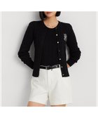 【ラルフローレン/RALPH LAUREN】のケーブルニット コットン カーディガン 001ブラック|ID: prp329100004533566 ipo3291000000032042856