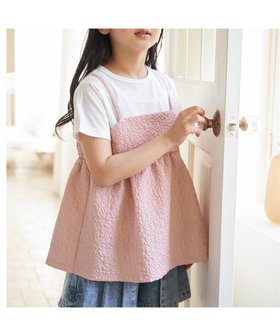 【イッカ/ikka / KIDS】の【WEB限定カラーあり】フクレジャガードキャミドッキングプルオーバー(120~160cm) 人気、トレンドファッション・服の通販 founy(ファニー) ファッション Fashion キッズファッション KIDS トップス・カットソー Tops/Tees/Kids カットソー Cut And Sew キャミソール Camisole コンビ Combination トレンド Trend ドッキング Docking 人気 Popularity 半袖 Short Sleeve 無地 Plain Color 長袖 Long Sleeve |ID:prp329100004533591