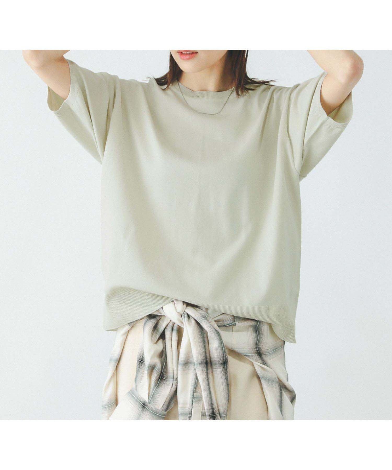 【グローバルワーク/GLOBAL WORK】のスッキレイさらさらクルー/288065 インテリア・キッズ・メンズ・レディースファッション・服の通販 founy(ファニー) 　ファッション　Fashion　レディースファッション　Ladies' Fashion Online　おすすめ　Recommend　サマー　Summer　ダウン　Down　デニム　Denim　ボトム　Bottom　夏　Summer　ペールグリーン72|ID: prp329100004533594 ipo3291000000032199592