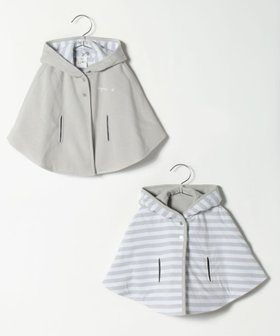【アニエスベー ファム/agnes b. / KIDS】のS179 L CAPE ベビー リバーシブルケープ 人気、トレンドファッション・服の通販 founy(ファニー) ファッション Fashion キッズファッション KIDS おすすめ Recommend ギフト プレゼント Gift Present ドット Dot プリント Print ベビー Baby ボーダー Border リバーシブル Reversible 定番 Standard |ID:prp329100004533602