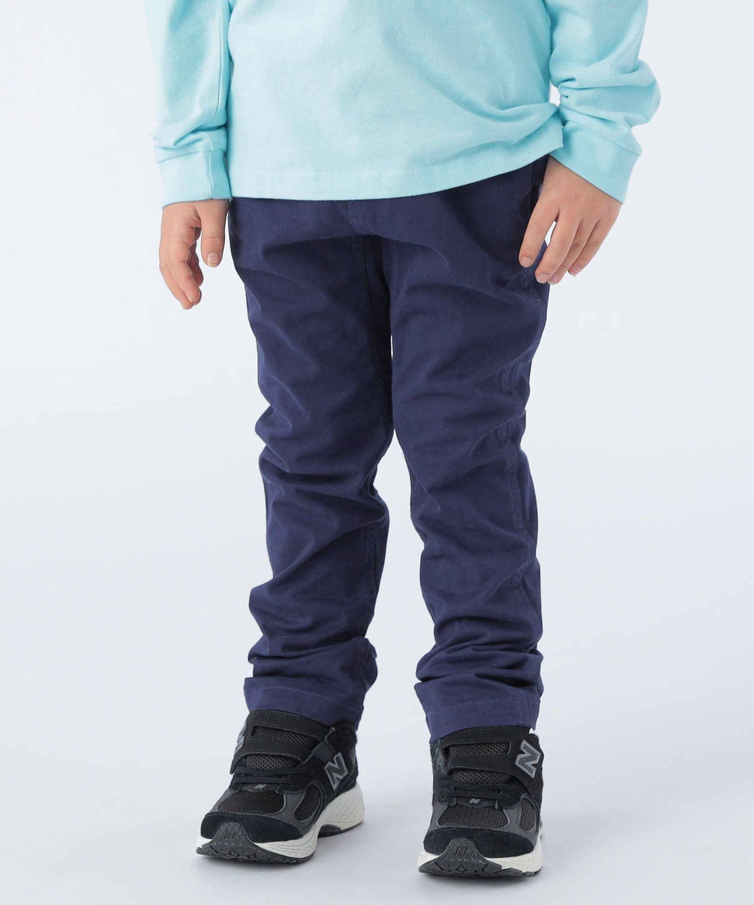 【シップス/SHIPS / KIDS】の【SHIPS KIDS別注】GRAMiCCi 100~160cm / ストレッチ ナロー パンツ インテリア・キッズ・メンズ・レディースファッション・服の通販 founy(ファニー) 　ファッション　Fashion　キッズファッション　KIDS　ボトムス　Bottoms/Kids　ヴィンテージ　Vintage　カリフォルニア　California　シルバー　Silver　スタイリッシュ　Stylish　ストレッチ　Stretch　ストーン　Stone　人気　Popularity　フェイク　Fake　ポケット　Pocket　別注　Special Order　ランニング　Running　ロング　Long　ネイビー|ID: prp329100004533614 ipo3291000000032043033
