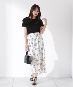 【プロポーション ボディドレッシング/PROPORTION BODY DRESSING】のレースタイトスカート 人気、トレンドファッション・服の通販 founy(ファニー) ファッション Fashion レディースファッション WOMEN スカート Skirt オーガンジー Organdy シンプル Simple スリット Slit センター Center バランス Balance レース Race エレガント 上品 Elegant |ID:prp329100004533617