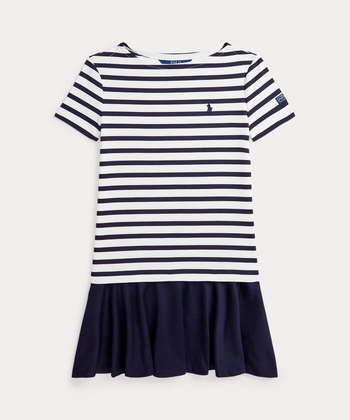 【ラルフローレン/RALPH LAUREN / KIDS】の(ガールズ 7才~16才)ストライプド ストレッチ ポンチ ドレス インテリア・キッズ・メンズ・レディースファッション・服の通販 founy(ファニー) https://founy.com/ ファッション Fashion キッズファッション KIDS ワンピース Dress/Kids ストライプ Stripe ストレッチ Stretch ドレス Dress ドロップ Drop |ID: prp329100004533624 ipo3291000000032043066
