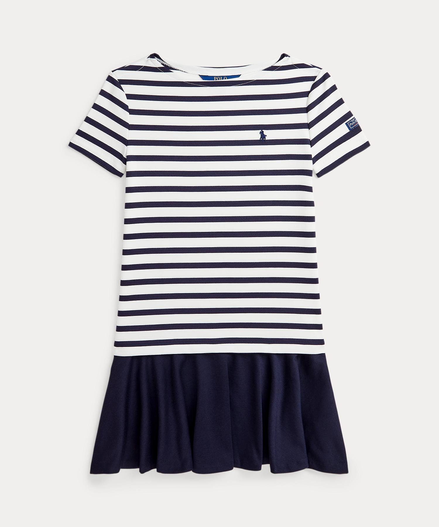 【ラルフローレン/RALPH LAUREN / KIDS】の(ガールズ 7才~16才)ストライプド ストレッチ ポンチ ドレス インテリア・キッズ・メンズ・レディースファッション・服の通販 founy(ファニー) 　ファッション　Fashion　キッズファッション　KIDS　ワンピース　Dress/Kids　ストライプ　Stripe　ストレッチ　Stretch　ドレス　Dress　ドロップ　Drop　999マルチカラー|ID: prp329100004533624 ipo3291000000032043068