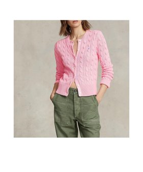 【ラルフローレン/RALPH LAUREN】のケーブルニット コットン クルーネック カーディガン 人気、トレンドファッション・服の通販 founy(ファニー) ファッション Fashion レディースファッション WOMEN トップス・カットソー Tops/Tshirt ニット Knit Tops カーディガン Cardigans カフス Cuffs カーディガン Cardigan スリム Slim フィット Fit リブニット Rib Knit 長袖 Long Sleeve |ID:prp329100004533629