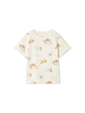 【ジェラート ピケ/gelato pique / KIDS】の【KIDS】ドーナツベア柄Tシャツ 人気、トレンドファッション・服の通販 founy(ファニー) ファッション Fashion キッズファッション KIDS カットソー Cut And Sew カラフル Colorful プリント Print ボトム Bottom |ID:prp329100004533639