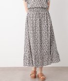 【ローラアシュレイ/LAURA ASHLEY】の【コットン100%/洗える/同柄アイテムあり】ハーゲート リーブス柄 ティアードスカート モカブラウン|ID: prp329100004533650 ipo3291000000032043155