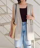 【ジャーナルスタンダード レリューム/JOURNAL STANDARD relume】の《追加2》ノーカラージレ ベージュ|ID: prp329100004533680 ipo3291000000032596658