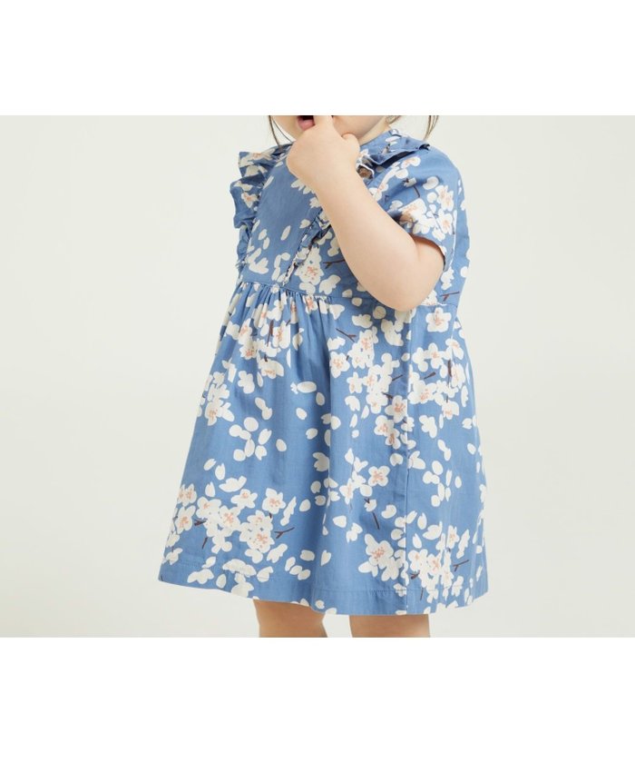 【プチバトー/PETIT BATEAU / KIDS】のワンピース ブルマセット インテリア・キッズ・メンズ・レディースファッション・服の通販 founy(ファニー) https://founy.com/ ファッション Fashion キッズファッション KIDS ワンピース Dress/Kids フリル Frills プリント Print 春 Spring |ID: prp329100004533685 ipo3291000000032043289