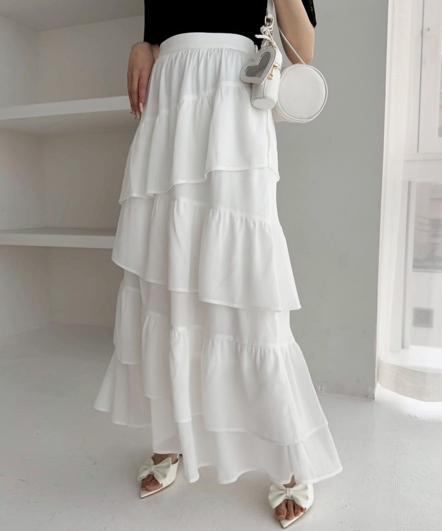 【ナイスクラップ/NICE CLAUP】のフリルティアードスカート 人気、トレンドファッション・服の通販 founy(ファニー) 　ファッション　Fashion　レディースファッション　WOMEN　スカート　Skirt　ティアードスカート　Tiered Skirts　おすすめ　Recommend　シンプル　Simple　スウェット　Sweat　ティアード　Tiered　ティアードスカート　Tiered Skirt　フリル　Frills　夏　Summer　 other-1|ID: prp329100004533686 ipo3291000000032043292