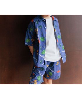 【ベイフロー/BAYFLOW / KIDS】のセットアップで着用可能 リゾート柄シャツ(KIDS) 人気、トレンドファッション・服の通販 founy(ファニー) ファッション Fashion キッズファッション KIDS おすすめ Recommend ショーツ Shorts セットアップ Set Up ビーチ Beach ボトム Bottom ポケット Pocket リゾート Resort ワイド Wide 半袖 Short Sleeve 夏 Summer |ID:prp329100004533688