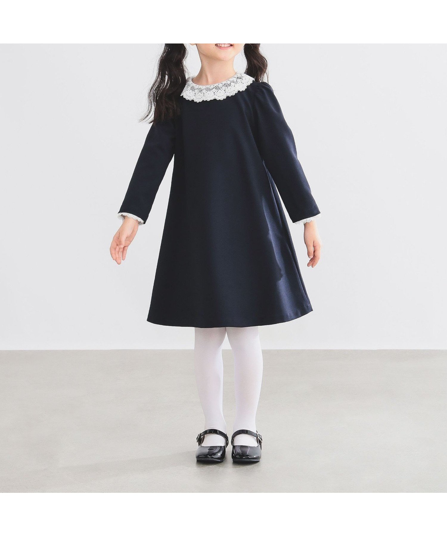 【ビーミングライフストアバイビームス/B:MING LIFE STORE by BEAMS / KIDS】の【4/24新規値下げ】セレモニー レースカラー ワンピース (100~130cm) ビームスセレモニー2025 25SS フォーマル 卒入園 入学式 卒業式 ハレの日 卒園式 入園式 インテリア・キッズ・メンズ・レディースファッション・服の通販 founy(ファニー) 　ファッション　Fashion　キッズファッション　KIDS　ワンピース　Dress/Kids　2025年　2025　2025春夏・S/S　Ss,Spring/Summer,2025　カフス　Cuffs　セレモニー　Ceremony　フォーマル　Formal　レース　Race　入学式　Entrance Ceremony　卒業式　Graduation Ceremony　結婚式　Wedding Ceremony　NAVY|ID: prp329100004533704 ipo3291000000032043370
