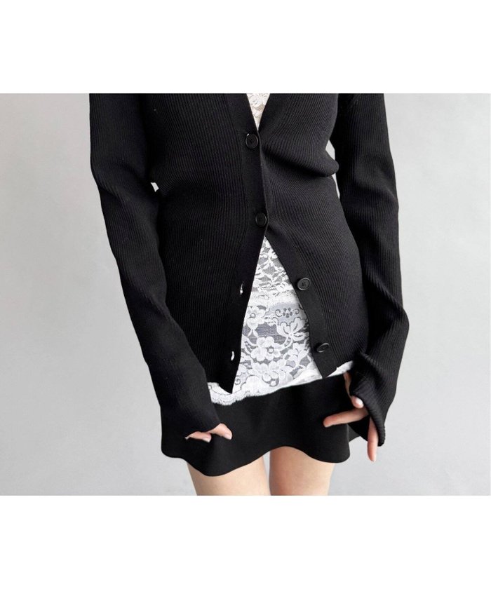 【エディット フォー ルル/edit.for LuLu】のabcリブVネックカーディガン インテリア・キッズ・メンズ・レディースファッション・服の通販 founy(ファニー) https://founy.com/ ファッション Fashion レディースファッション WOMEN トップス・カットソー Tops/Tshirt カーディガン Cardigans Vネック V-Neck 2025年 2025 2025春夏・S/S Ss,Spring/Summer,2025 おすすめ Recommend カーディガン Cardigan シンプル Simple ストレッチ Stretch デコルテ Decolletage ロング Long 定番 Standard |ID: prp329100004533705 ipo3291000000032043367