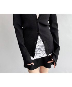 【エディット フォー ルル/edit.for LuLu】のabcリブVネックカーディガン 人気、トレンドファッション・服の通販 founy(ファニー) ファッション Fashion レディースファッション WOMEN トップス・カットソー Tops/Tshirt カーディガン Cardigans Vネック V-Neck 2025年 2025 2025春夏・S/S Ss,Spring/Summer,2025 おすすめ Recommend カーディガン Cardigan シンプル Simple ストレッチ Stretch デコルテ Decolletage ロング Long 定番 Standard |ID:prp329100004533705