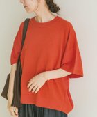 【アイテムズアーバンリサーチ/ITEMS URBAN RESEARCH】のニットTシャツ 人気、トレンドファッション・服の通販 founy(ファニー) ファッション Fashion レディースファッション Fashion for Women トップス・カットソー Cut & Sew Tops ニット Knit Tops & Sweaters シャツ・ブラウス・オフィスカジュアル Elegant Blouses & Button-Ups ロングTシャツ・Tシャツ Longline T-Shirts & Tees 2025年 2025 2025春夏・S/S Spring/Summer 2025 SS25 なめらか Smooth, Silky Texture オレンジ Orange シンプル Simple, Minimal バランス Balance, Style Balance ベーシック Basic, Essential 夏 Summer S/S・春夏 SS, Spring/Summer, Warm Season 楽ちん Easy Fit, Comfortable thumbnail ORG|ID: prp329100004533708 ipo3291000000033447959