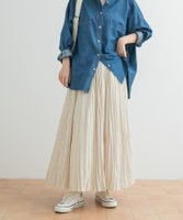 【アーバンリサーチ ドアーズ/URBAN RESEARCH DOORS】のタフタランダムプリーツスカート 人気、トレンドファッション・服の通販 founy(ファニー) ファッション Fashion レディースファッション WOMEN スカート Skirt プリーツスカート Pleated Skirts 2025年 2025 2025春夏・S/S Ss,Spring/Summer,2025 シューズ Shoes スニーカー Sneakers タフタ Taffeta ダウン Down バランス Balance フラット Flat プリーツ Pleats ランダム Random リラックス Relax ロング Long 夏 Summer S/S・春夏 Ss・Spring/Summer |ID:prp329100004533715