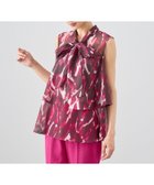 【アナイ/ANAYI】の【セットアップ対応商品】アートプリントティアードボウ ブラウス pink|ID: prp329100004533722 ipo3291000000032043439