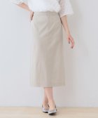 【インディヴィ/INDIVI】の春SALE!【洗える/SETUP可能/UVケア】ストレートラインスカート ベージュ|ID: prp329100004533739 ipo3291000000032225288