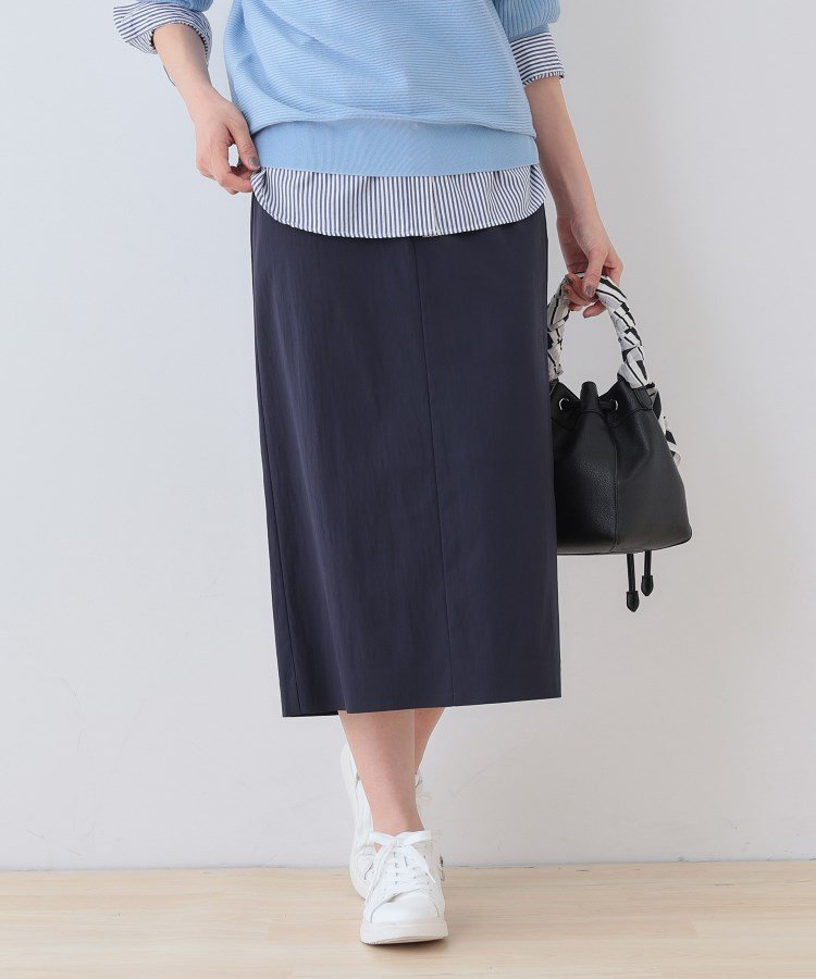 【インディヴィ/INDIVI】の春SALE!【洗える/SETUP可能/UVケア】ストレートラインスカート インテリア・キッズ・メンズ・レディースファッション・服の通販 founy(ファニー) 　ファッション　Fashion　レディースファッション　WOMEN　セットアップ　Setup　スカート　Skirt　おすすめ　Recommend　キュプラ　Cupra　シンプル　Simple　ジャケット　Jacket　スタイリッシュ　Stylish　ストレッチ　Stretch　ストレート　Straight　バランス　Balance　ポケット　Pocket　人気　Popularity　春　Spring　洗える　Washable　ビジネス 仕事 通勤　Business　ネイビー|ID: prp329100004533739 ipo3291000000032225289