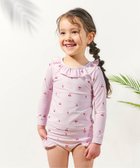 【その他のブランド/Other】のラッシュガード付きフリル水着_UVカット ピンク|ID: prp329100004533743 ipo3291000000033017151