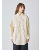 【マーコート/MARcourt】のMidiUmi SOIL ビッグシャツ 人気、トレンドファッション・服の通販 founy(ファニー) ファッション Fashion レディースファッション WOMEN トップス・カットソー Tops/Tshirt シャツ/ブラウス Shirts/Blouses ストライプ Stripe タイプライター Typewriter ダンガリー Dungarees ビッグ Big フロント Front ベーシック Basic ポケット Pocket リネン Linen レギュラー Regular ワーク Work 無地 Plain Color 長袖 Long Sleeve thumbnail アイボリー|ID: prp329100004533749 ipo3291000000032043556
