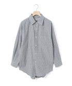 【マーコート/MARcourt】のMidiUmi SOIL ビッグシャツ 人気、トレンドファッション・服の通販 founy(ファニー) ファッション Fashion レディースファッション WOMEN トップス・カットソー Tops/Tshirt シャツ/ブラウス Shirts/Blouses ストライプ Stripe タイプライター Typewriter ダンガリー Dungarees ビッグ Big フロント Front ベーシック Basic ポケット Pocket リネン Linen レギュラー Regular ワーク Work 無地 Plain Color 長袖 Long Sleeve thumbnail ネイビーストライプ|ID: prp329100004533749 ipo3291000000032043558