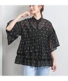 【その他のブランド/Other】のイレギュラー シャーリング ジャカードブラウス 6SL BLACK|ID: prp329100004533756 ipo3291000000032532964