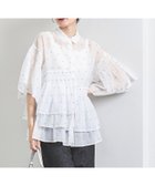 【その他のブランド/Other】のイレギュラー シャーリング ジャカードブラウス 6SL OFF WHITE|ID: prp329100004533756 ipo3291000000032532966