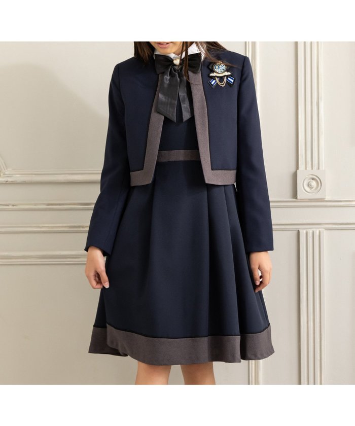 【その他のブランド/Other】の卒業式 ワンピース 女の子 5点セット 卒服 発表会 インテリア・キッズ・メンズ・レディースファッション・服の通販 founy(ファニー) https://founy.com/ ファッション Fashion キッズファッション KIDS ワンピース Dress/Kids スプリング Spring スーツ Suit トレンド Trend 長袖 Long Sleeve フォーマル Formal ボレロ Bolero リボン Ribbon 卒業式 Graduation Ceremony |ID: prp329100004533757 ipo3291000000032043595