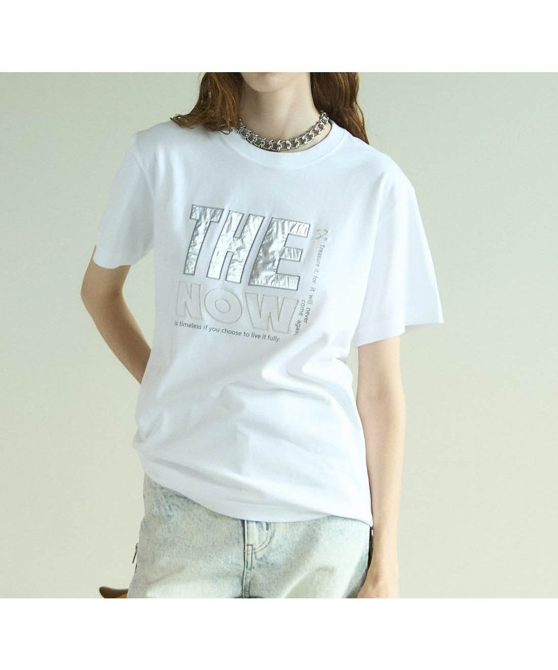【メゾンスペシャル/MAISON SPECIAL】のTHE NOW Logo T-shirt インテリア・キッズ・メンズ・レディースファッション・服の通販 founy(ファニー) 　ファッション　Fashion　レディースファッション　Fashion for Women　トップス・カットソー　Cut & Sew Tops　シャツ・ブラウス・オフィスカジュアル　Elegant Blouses & Button-Ups　ロングTシャツ・Tシャツ　Longline T-Shirts & Tees　カットソー　Cut and Sewn Top　リラックス　Relax, Relaxed Fit　ロング　Long, Long-Length　夏　Summer　WHT|ID: prp329100004533759 ipo3291000000032622473