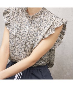 【イエナ/IENA】の《WEB限定/追加》ミュゲットパターンピンタックフリルノースリーブ 人気、トレンドファッション・服の通販 founy(ファニー) ファッション Fashion レディースファッション Fashion for Women トップス・カットソー Cut & Sew Tops キャミソール&ノースリーブ Camisoles & Sleeveless Tops 2025年 2025 2025春夏・S/S Spring/Summer 2025 SS25 |ID:prp329100004533777