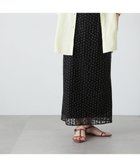 【エヌ ナチュラルビューティーベーシック/N.Natural Beauty basic】のデイジーフラワータイトスカート ブラック|ID: prp329100004533805 ipo3291000000032043790
