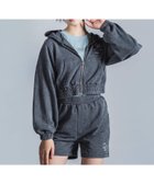 【その他のブランド/Other】のビンテージ風ピグメント加工フード付きトップス+ショートパンツセットアップ(130~160cm) ブラック|ID: prp329100004533813 ipo3291000000032043817