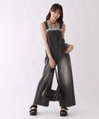 【レピピアルマリオ/repipi armario / KIDS】のデニムオーバーオール 人気、トレンドファッション・服の通販 founy(ファニー) ファッション Fashion キッズファッション KIDS おすすめ Recommend インナー Inner タンク Tank デニム Denim フロント Front ポケット Pocket ロング Long thumbnail ブラック09|ID: prp329100004533829 ipo3291000000032043890