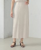 【コムサイズム/COMME CA ISM】のストレッチプリーツ ナロースカート / セットアップ対応 アイボリー|ID: prp329100004533836 ipo3291000000032669806