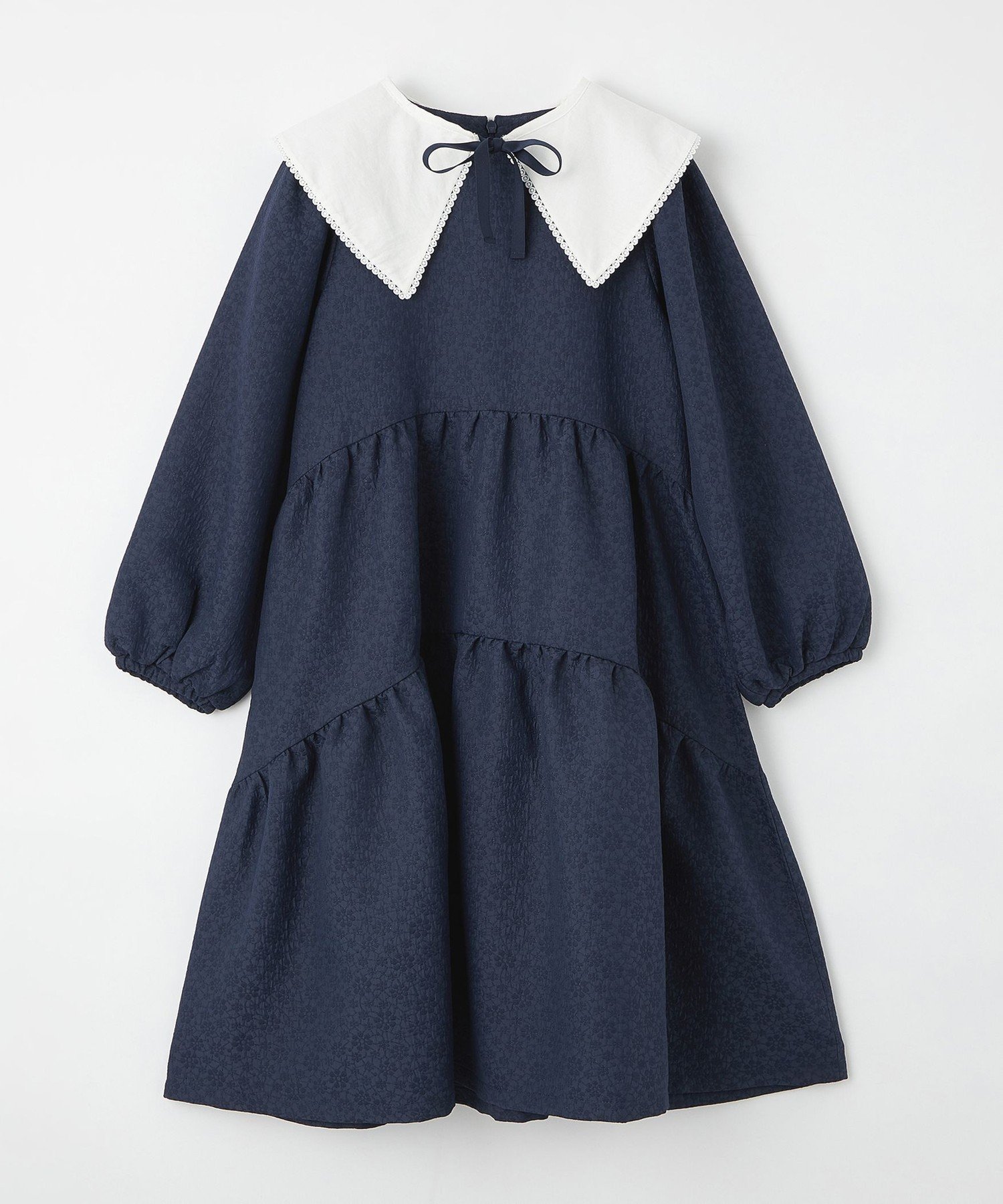 【その他のブランド/Other】のフクレジャカード ツケエリ ワンピース 140cm-160cm 人気、トレンドファッション・服の通販 founy(ファニー) 　ファッション　Fashion　キッズファッション　KIDS　ワンピース　Dress/Kids　おすすめ　Recommend　オケージョン　Occasion　ジャカード　Jacquard　セレモニー　Ceremony　フォーマル　Formal　エレガント 上品　Elegant　入学式　Entrance Ceremony　卒業式　Graduation Ceremony　 other-1|ID: prp329100004533839 ipo3291000000032043918