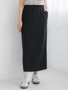 【コカ/COCA】のエンボス加工Iラインスカート 人気、トレンドファッション・服の通販 founy(ファニー) ファッション Fashion レディースファッション WOMEN スカート Skirt ポケット Pocket 定番 Standard thumbnail Black|ID: prp329100004533847 ipo3291000000032043965