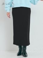 【コカ/COCA】のエンボス加工Iラインスカート Black|ID: prp329100004533847 ipo3291000000034598285