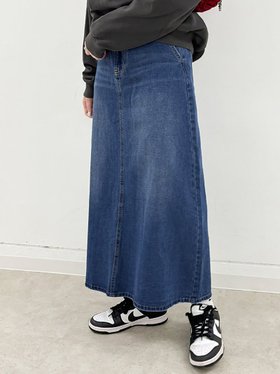 【ドゥーベル/Doux Belle】のボトムス スカート ロング 人気、トレンドファッション・服の通販 founy(ファニー) ファッション Fashion レディースファッション WOMEN スカート Skirt アウトドア Outdoor アクセサリー Accessories シューズ Shoes シンプル Simple デニム Denim フィット Fit ロング Long 無地 Plain Color |ID:prp329100004533871