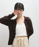 【アダム エ ロペ/ADAM ET ROPE'】の【サステナブル】クロシェライクカーディガン 人気、トレンドファッション・服の通販 founy(ファニー) ファッション Fashion レディースファッション WOMEN トップス・カットソー Tops/Tshirt カーディガン Cardigans ヴィンテージ Vintage 春 Spring カーディガン Cardigan コンパクト Compact スクエア Square スラックス Slacks デニム Denim ポケット Pocket メッシュ Mesh リラックス Relax ワイド Wide S/S・春夏 Ss・Spring/Summer おすすめ Recommend 夏 Summer 2025年 2025 2025春夏・S/S Ss,Spring/Summer,2025 thumbnail ダークブラウン(20)|ID: prp329100004533873 ipo3291000000032044071