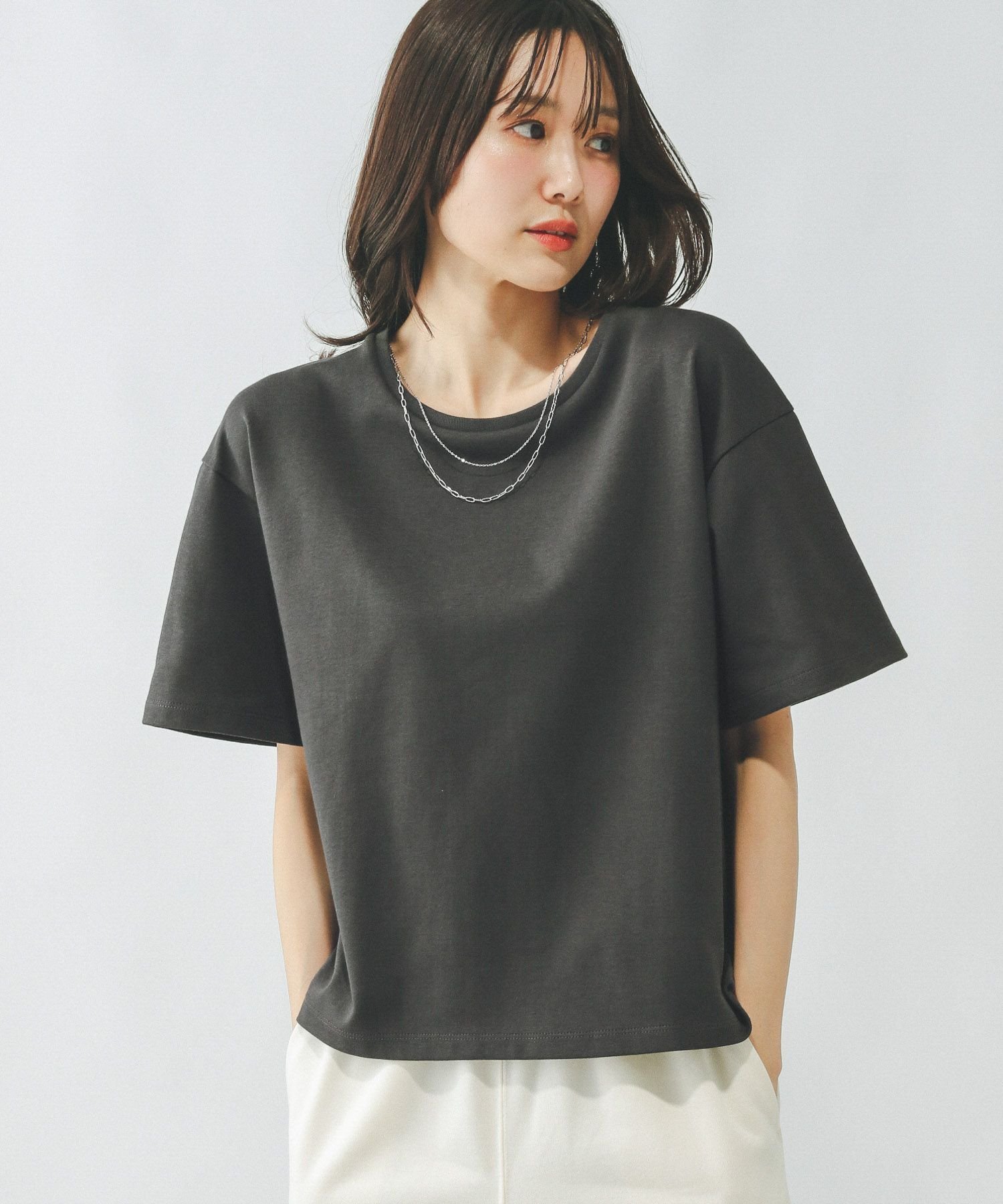 【グローバルワーク/GLOBAL WORK】のFffit エフィット/マイニチタキノウクルーT/291131 インテリア・キッズ・メンズ・レディースファッション・服の通販 founy(ファニー) 　ファッション　Fashion　レディースファッション　Fashion for Women　インナー　Innerwear　フィット　Fit, Slim Fit　フォルム　Silhouette, Form　ベーシック　Basic, Essential　ボトム　Bottoms, Lower Wear　リラックス　Relax, Relaxed Fit　半袖　Short Sleeve, Half Sleeve　吸水　Absorbent, Quick-Dry　スミクロ19|ID: prp329100004533880 ipo3291000000033318863