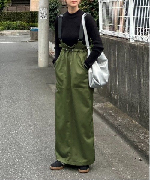 【ノッチ/notch】の【 notch. by KR 】サス付きハイウェストスカート インテリア・キッズ・メンズ・レディースファッション・服の通販 founy(ファニー) 　ファッション　Fashion　レディースファッション　Fashion for Women　スカート　Skirts　春　Spring　カットソー　Cut and Sewn Top　コラボ　Collaboration, Collab　サスペンダー　Suspenders, Braces　ジャケット　Jacket, Outerwear　ストレート　Straight, Straight Cut　トレンド　Trend, Trending Now　人気　Popular, Best Seller　ロング　Long, Long-Length　A/W・秋冬　Autumn/Winter　S/S・春夏　SS, Spring/Summer, Warm Season　おすすめ　Recommended / Our Picks　夏　Summer　2024年　2024　2024-2025秋冬・A/W　Autumn/Winter 2024–25 AW24–25　オリーブ|ID: prp329100004533898 ipo3291000000033020605