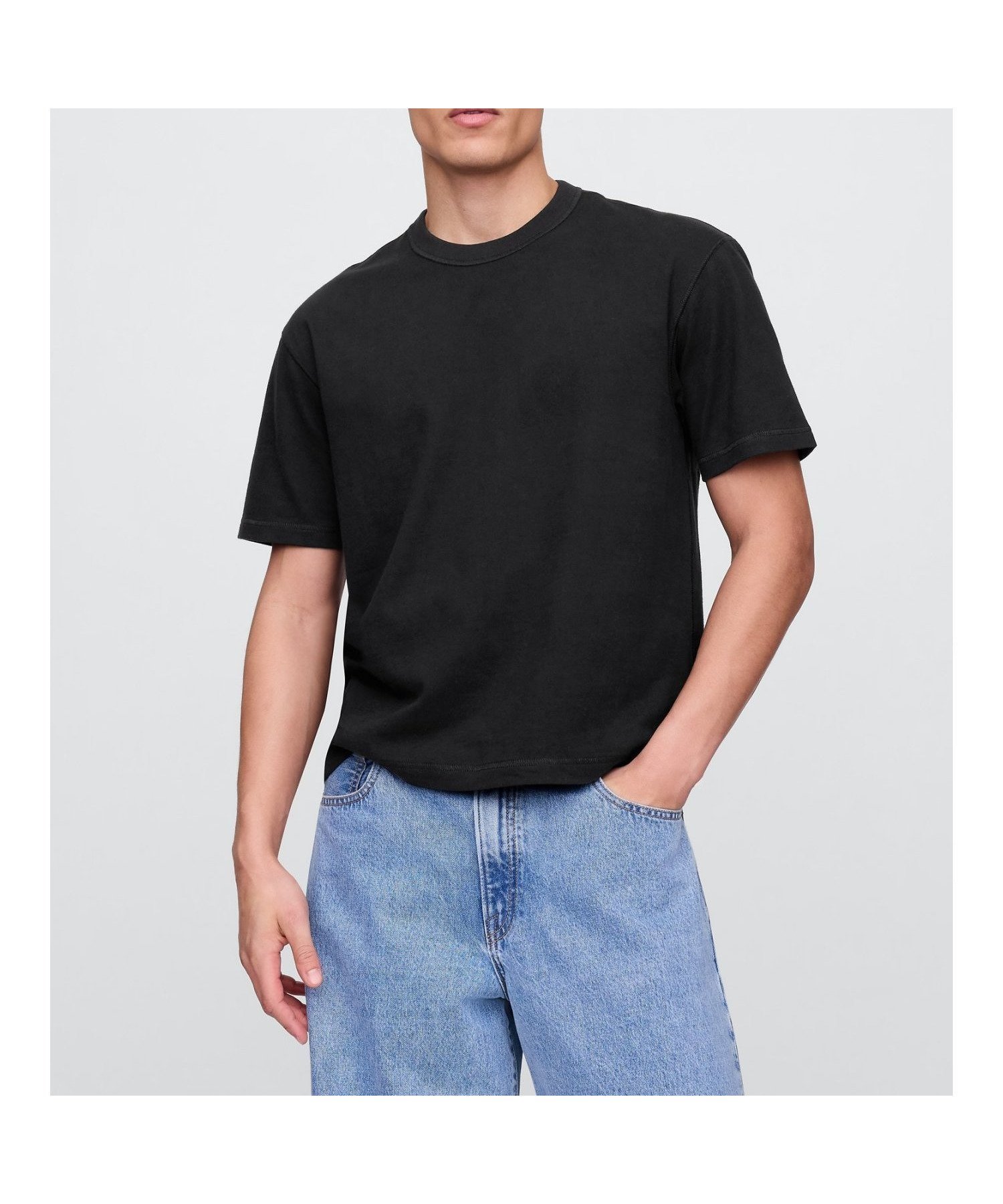 【ギャップ/GAP】のSS HVY SOFT CROPPED T インテリア・キッズ・メンズ・レディースファッション・服の通販 founy(ファニー) 　ファッション　Fashion　レディースファッション　WOMEN　インナー　Inner　クロップド　Cropped　ショート　Short　ジャケット　Jacket　スリーブ　Sleeve　ワイド　Wide　TRUE_BLACK_V2|ID: prp329100004533901 ipo3291000000032332734