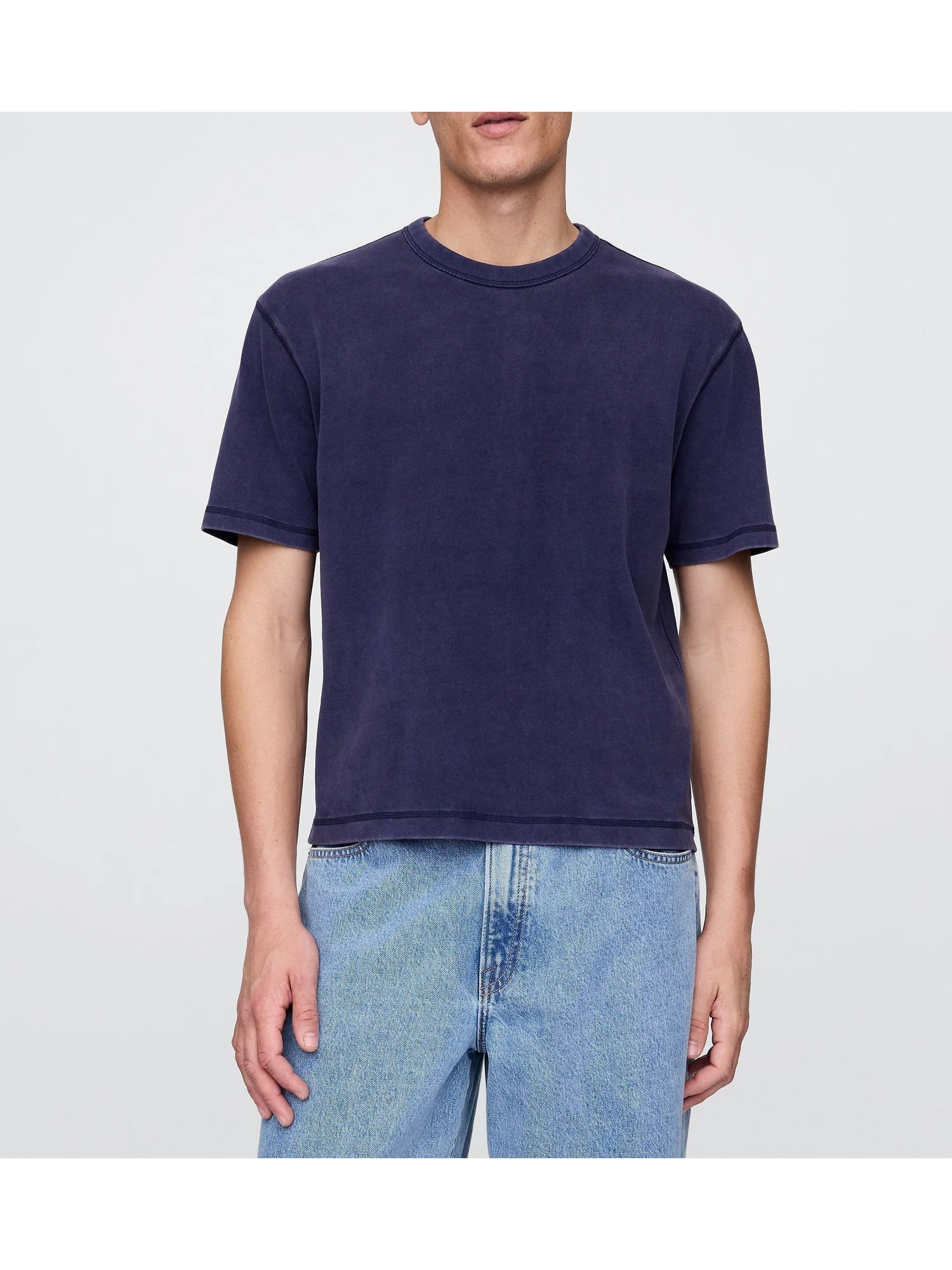 【ギャップ/GAP】のSS HVY SOFT CROPPED T インテリア・キッズ・メンズ・レディースファッション・服の通販 founy(ファニー) 　ファッション　Fashion　レディースファッション　WOMEN　インナー　Inner　クロップド　Cropped　ショート　Short　ジャケット　Jacket　スリーブ　Sleeve　ワイド　Wide　NAVY_UNIFORM|ID: prp329100004533901 ipo3291000000032332743