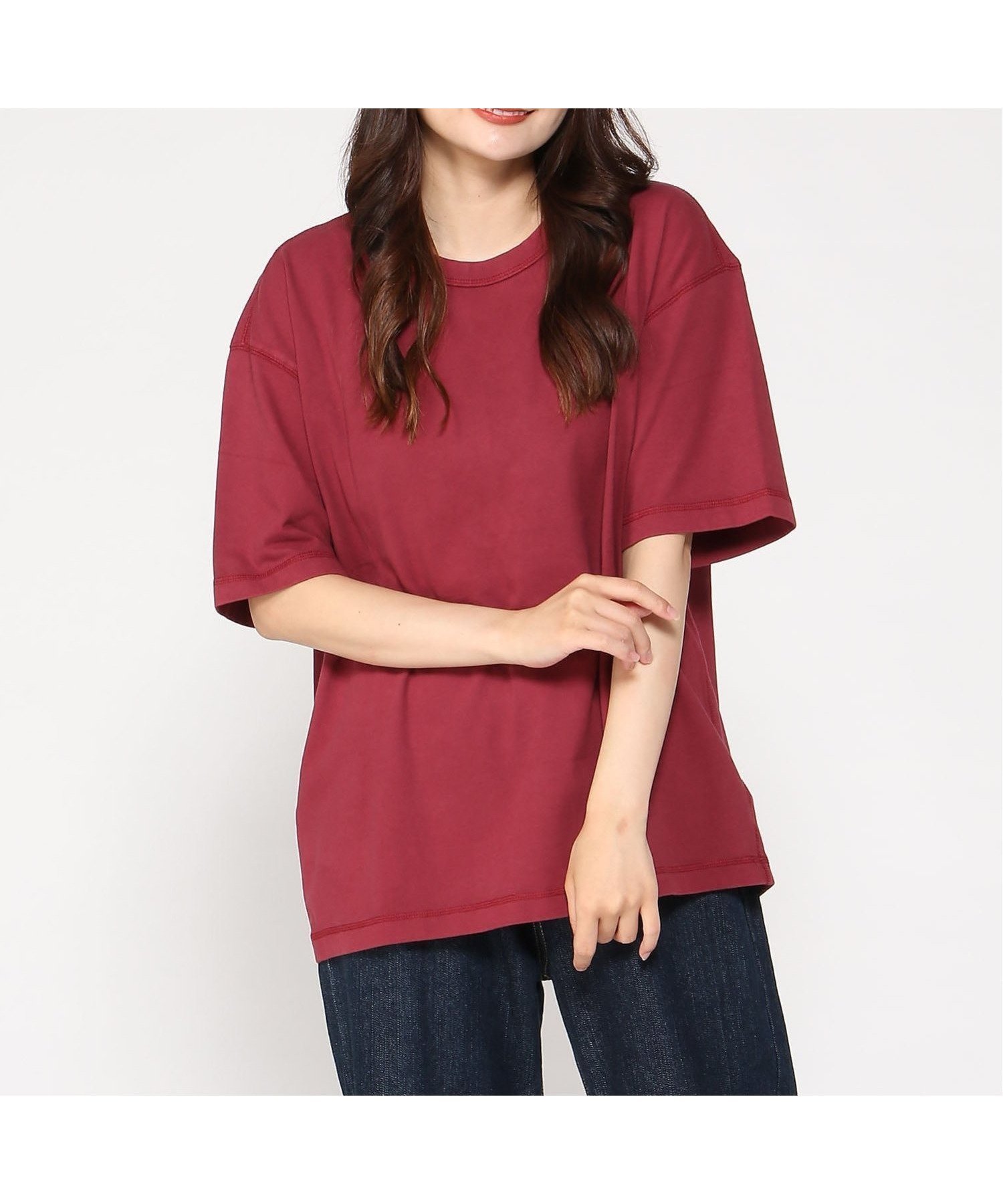 【ギャップ/GAP】のヘビーウェイト クロップドTシャツ インテリア・キッズ・メンズ・レディースファッション・服の通販 founy(ファニー) 　ファッション　Fashion　レディースファッション　Fashion for Women　トップス・カットソー　Cut & Sew Tops　シャツ・ブラウス・オフィスカジュアル　Elegant Blouses & Button-Ups　ロングTシャツ・Tシャツ　Longline T-Shirts & Tees　インナー　Innerwear　クロップド　Cropped, Short Length　ショート　Short, Short Length　ジャケット　Jacket, Outerwear　スリーブ　Sleeve, Long Sleeve / Short Sleeve　ワイド　Wide, Wide Fit　RED_DELICIOUS_2|ID: prp329100004533901 ipo3291000000033583984