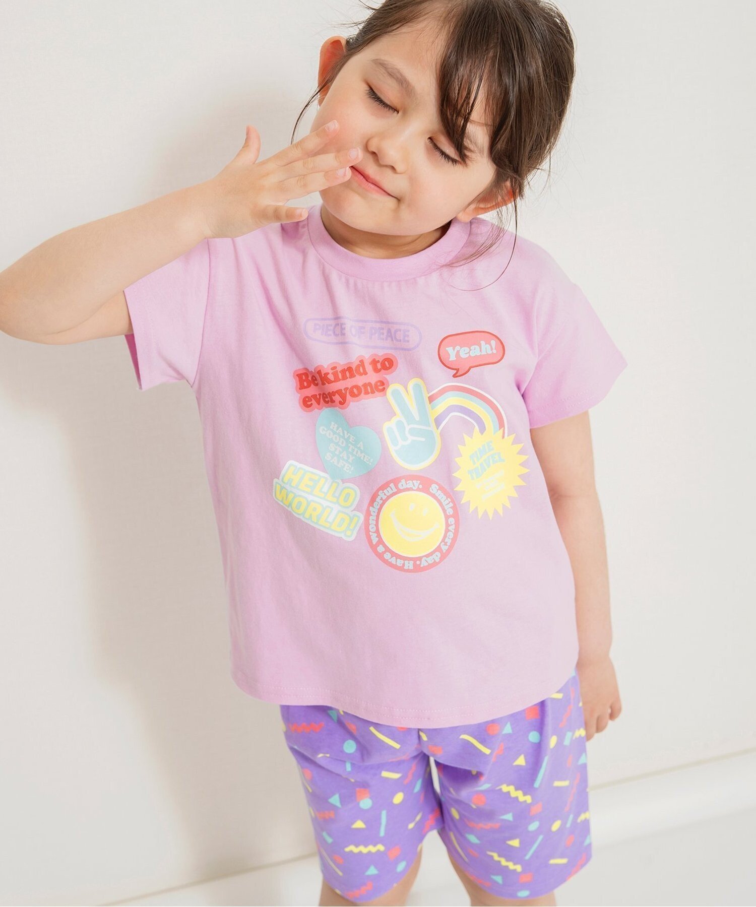 【その他のブランド/Other】のワンマイルパジャマ インテリア・キッズ・メンズ・レディースファッション・服の通販 founy(ファニー) 　ファッション　Fashion　キッズファッション　KIDS　パジャマ　Pajamas　人気　Popularity　ピンク|ID: prp329100004533905 ipo3291000000032044205