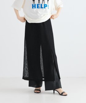 【アーバンリサーチ/URBAN RESEARCH】のカラミレイヤードスカート 人気、トレンドファッション・服の通販 founy(ファニー) ファッション Fashion レディースファッション WOMEN スカート Skirt 2024年 2024 2024春夏・S/S Ss,Spring/Summer,2024 おすすめ Recommend ジャケット Jacket スリット Slit デニム Denim トレンド Trend フロント Front ベーシック Basic メッシュ Mesh 夏 Summer S/S・春夏 Ss・Spring/Summer |ID:prp329100004533906